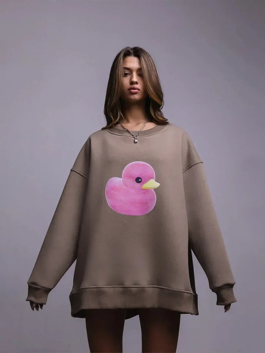 Bluza oversize z nadrukiem