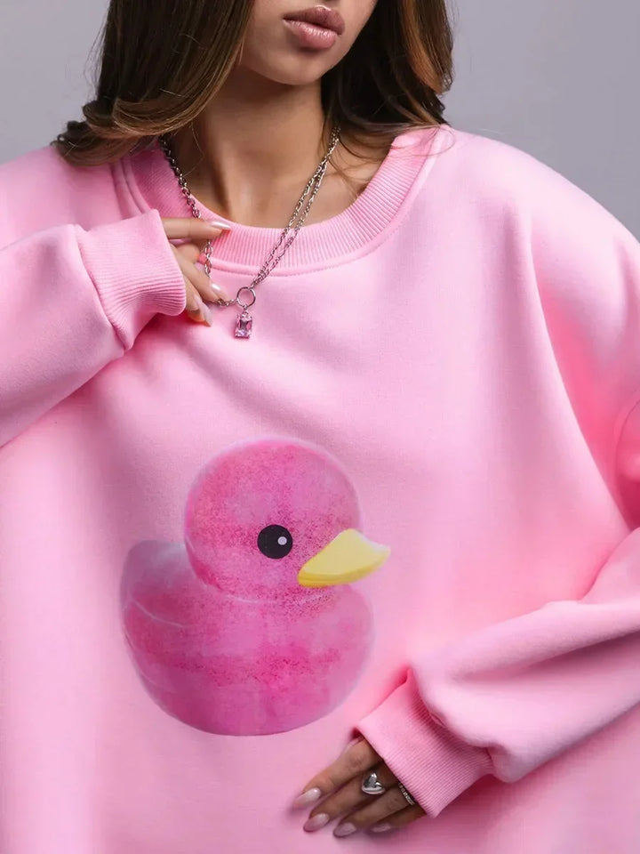 Bluza oversize z nadrukiem