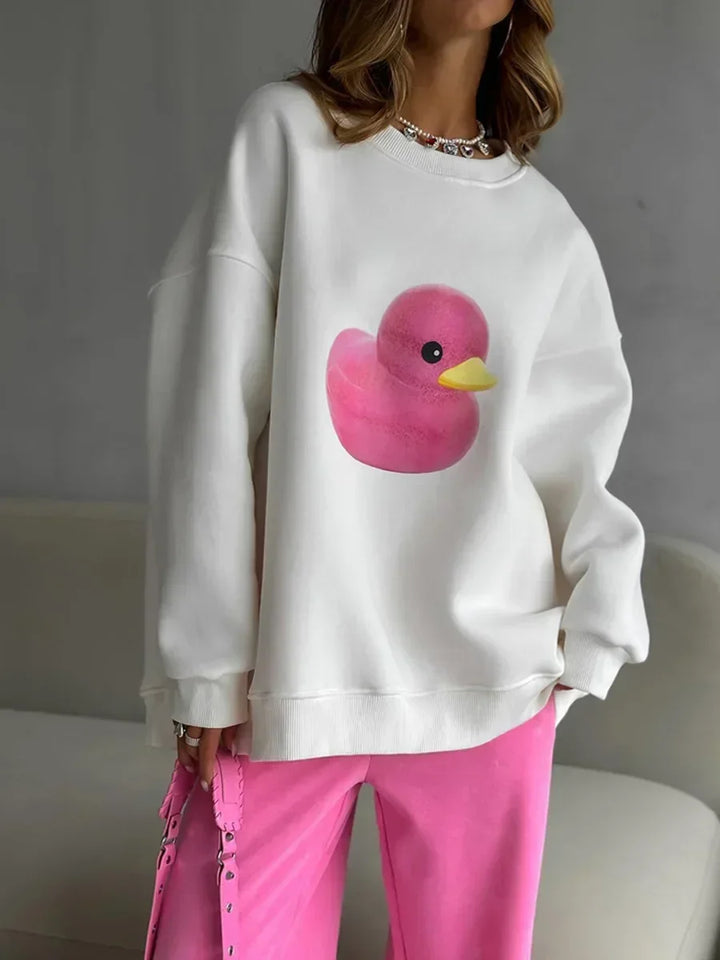 Bluza oversize z nadrukiem