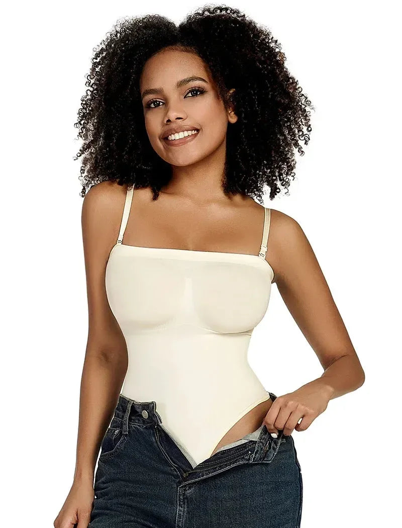 Body modelujące z odpinanymi ramiączkami