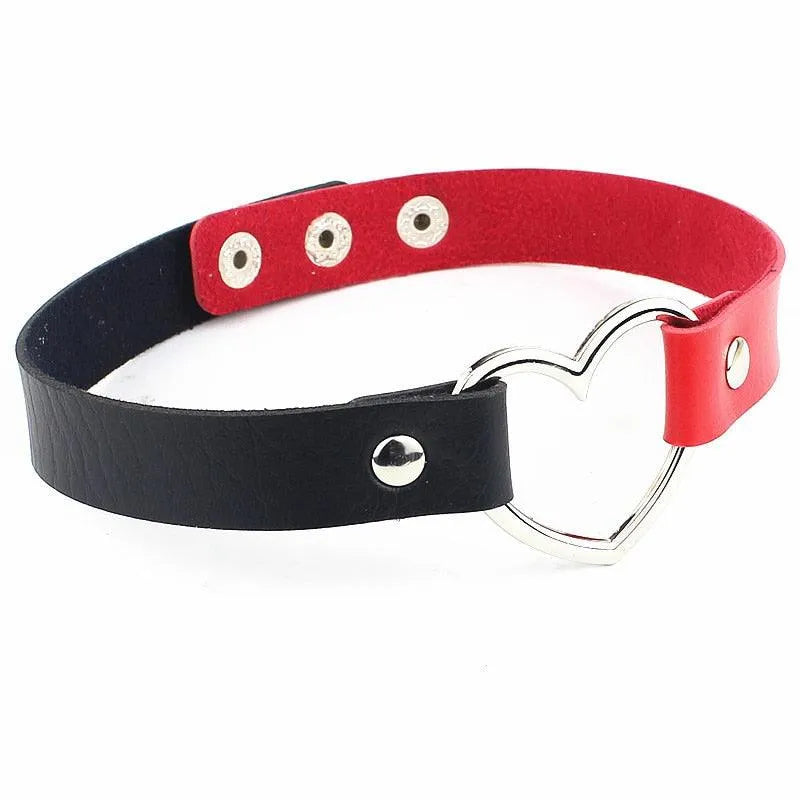 Choker serduszko