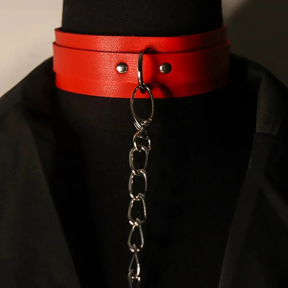 Choker z łańcuchem