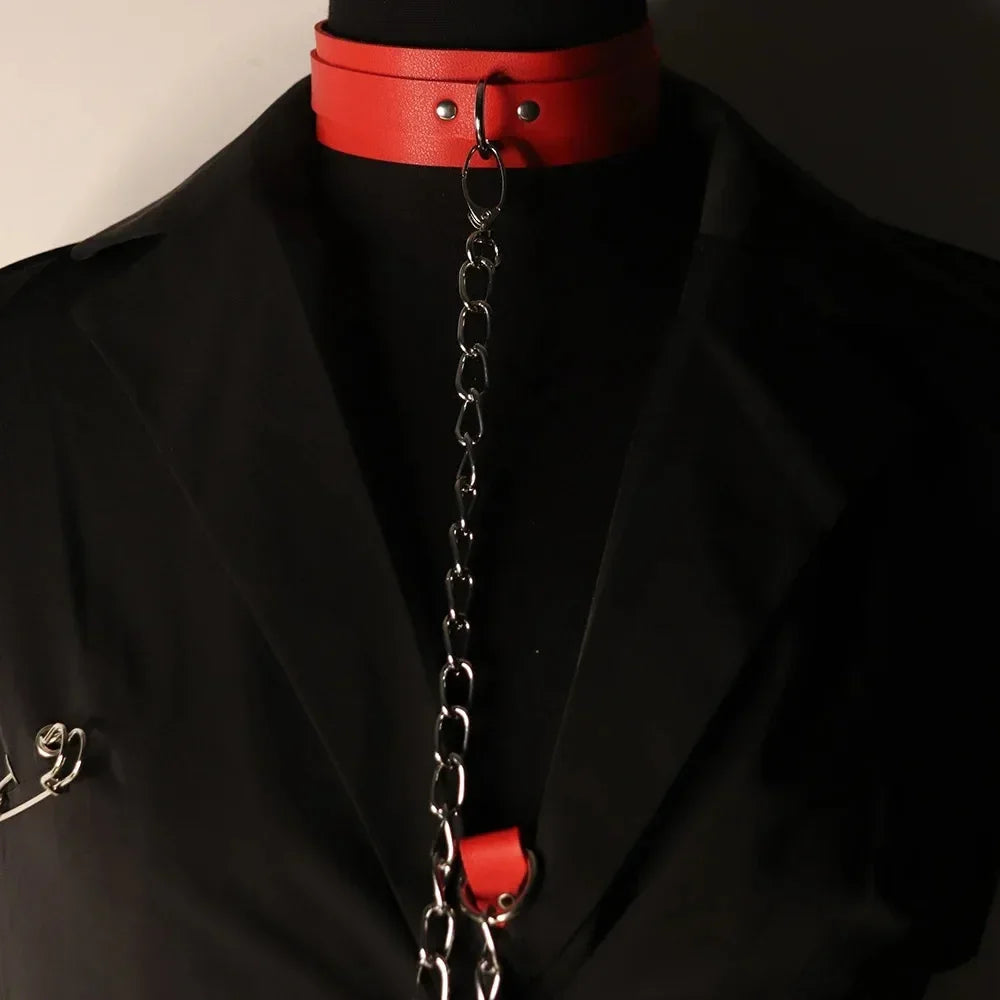 Choker z łańcuchem
