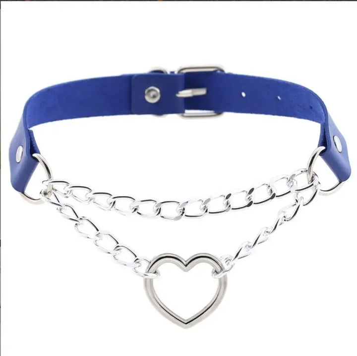 Choker z sercem
