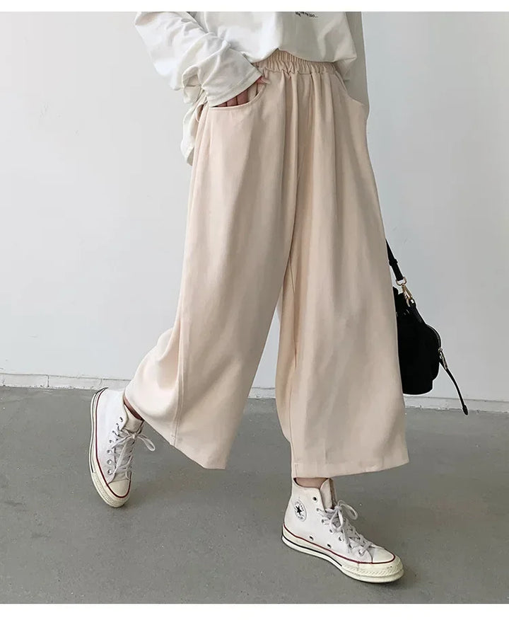 Damskie szerokie spodnie baggy
