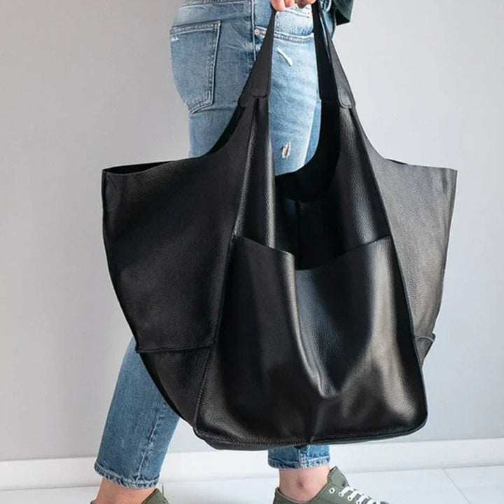 Duża torba shopper z kieszenią