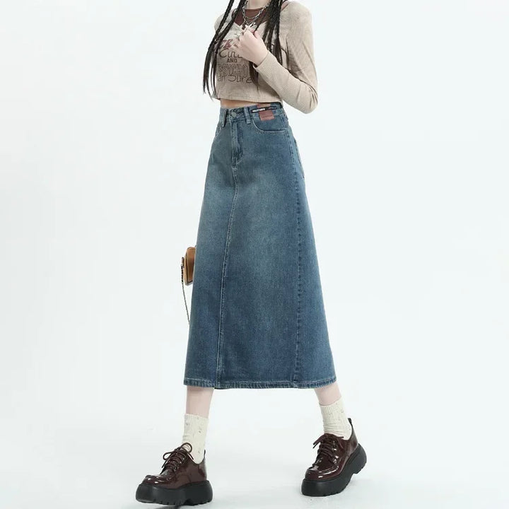 Klasyczna spódnica midi jeans