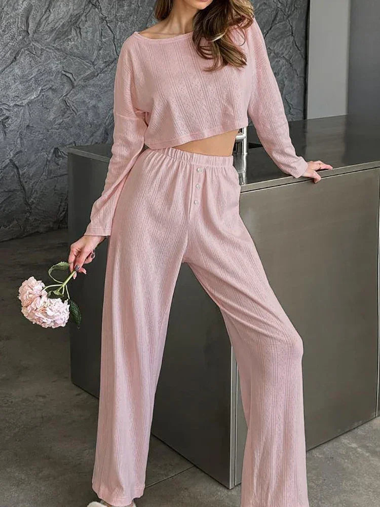 Komplet damski w styl oversize