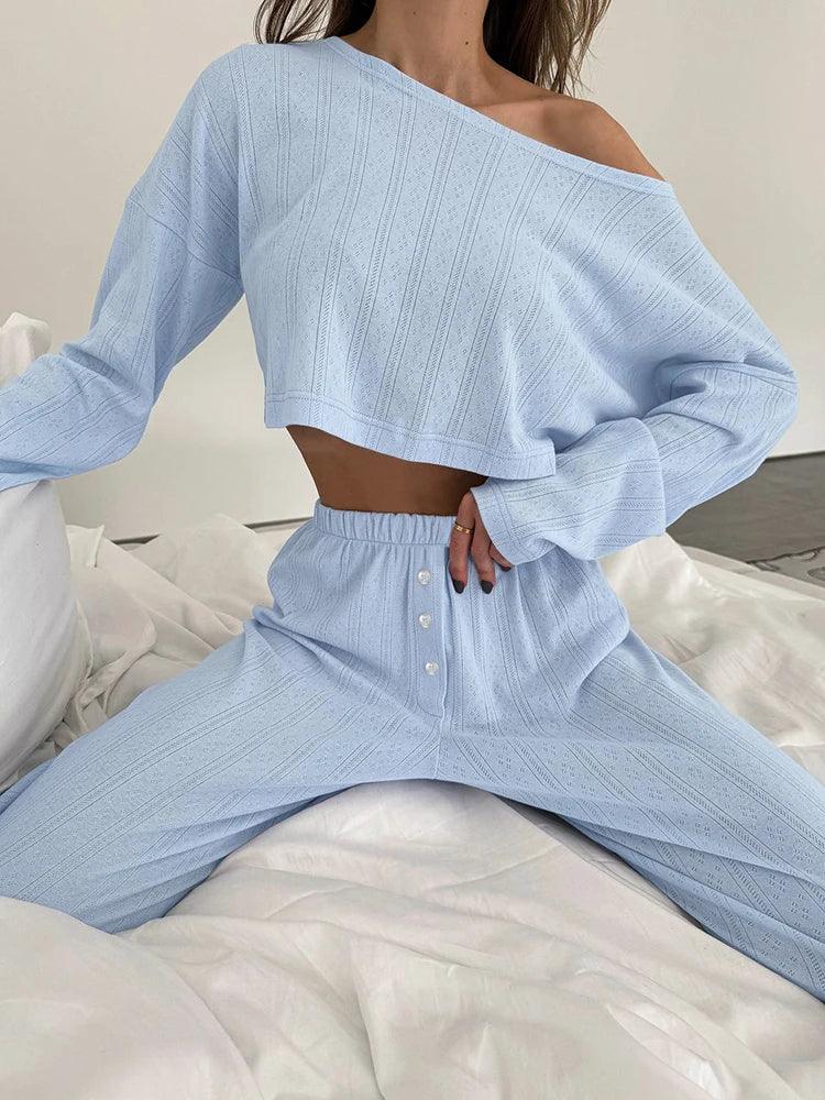 Komplet damski w styl oversize