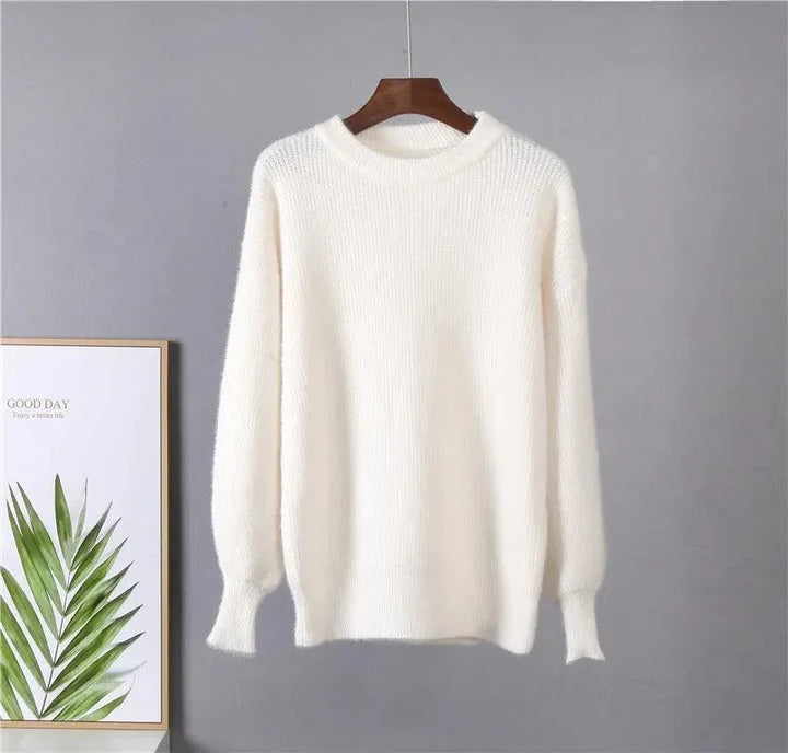Miękki dzianinowy sweter