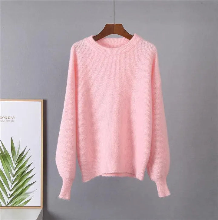 Miękki dzianinowy sweter