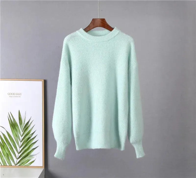 Miękki dzianinowy sweter