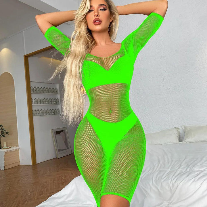 Różnokolorowe bodystocking