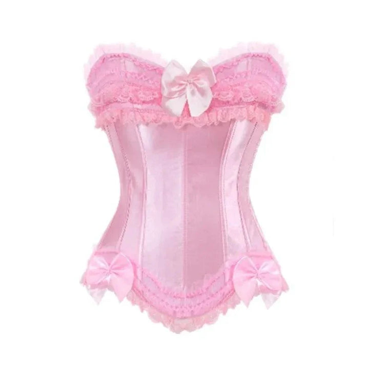 Satynowy gorset plus size