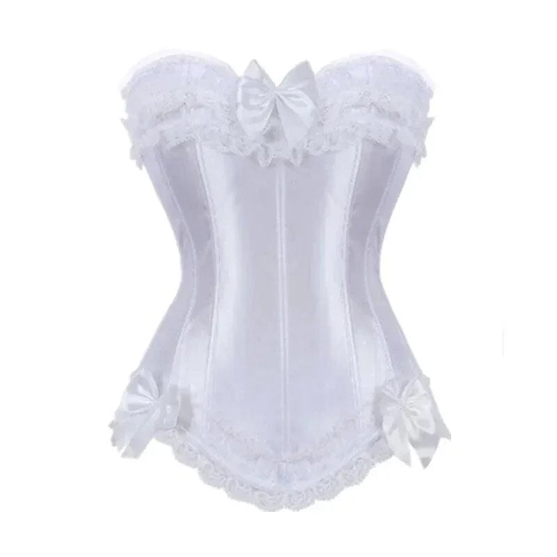 Satynowy gorset plus size