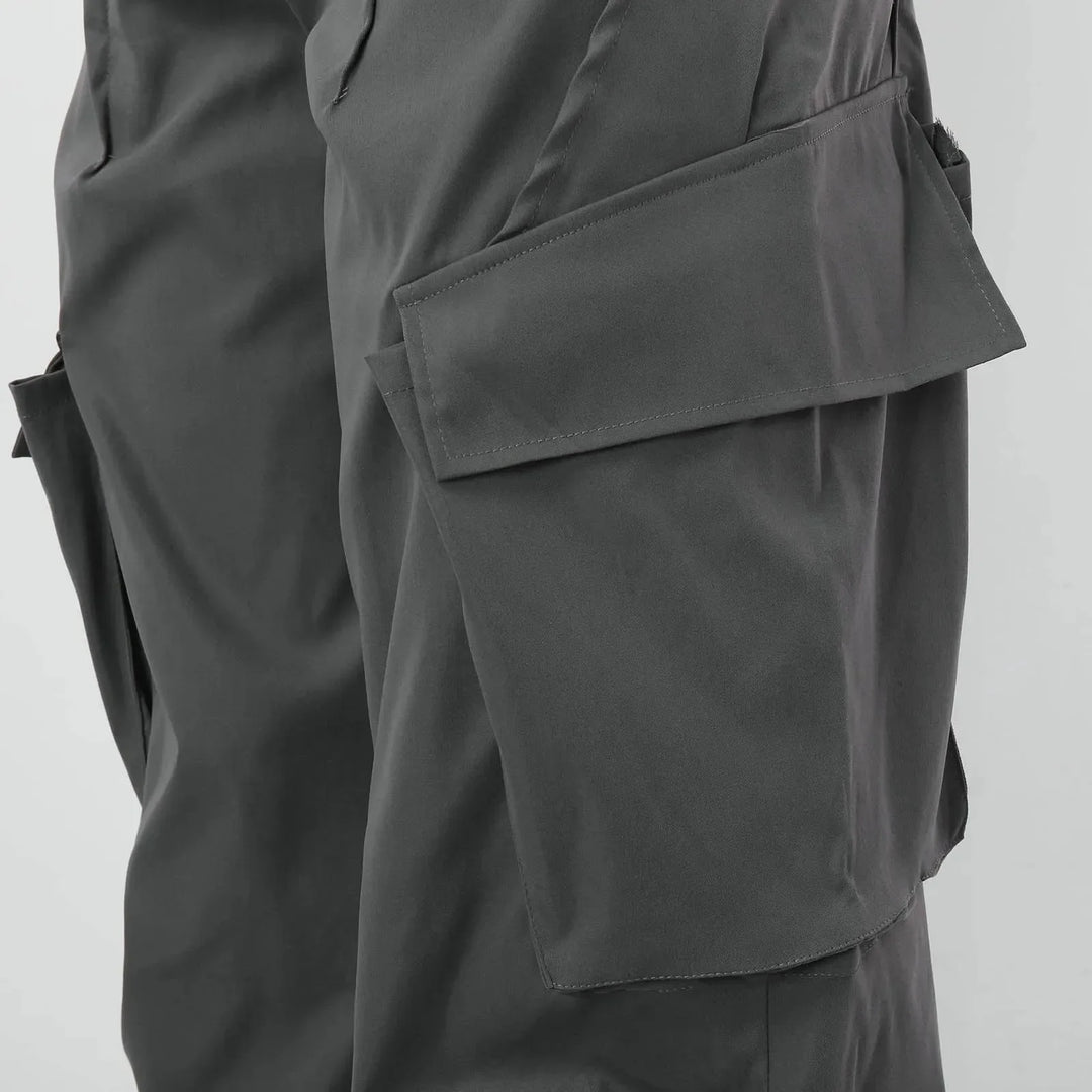 Spodnie damskie spadochronowe solo oversize cargo