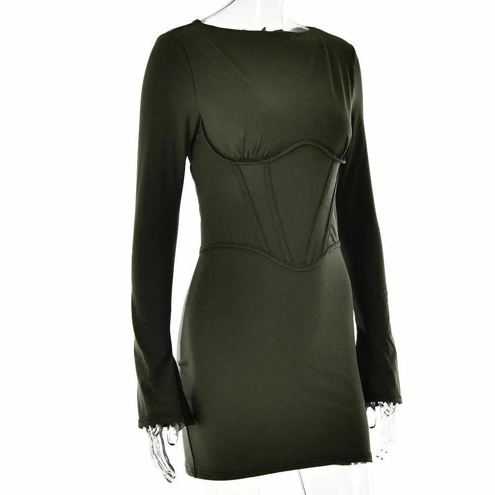 Sukienka mini gorsetowa