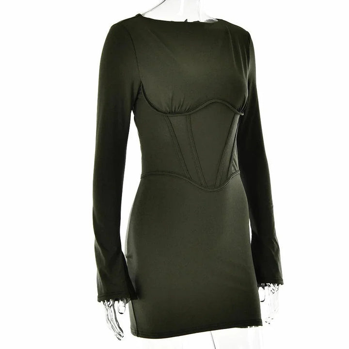 Sukienka mini gorsetowa