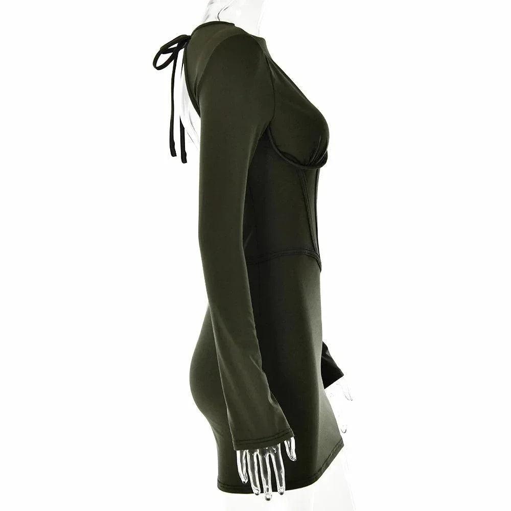 Sukienka mini gorsetowa
