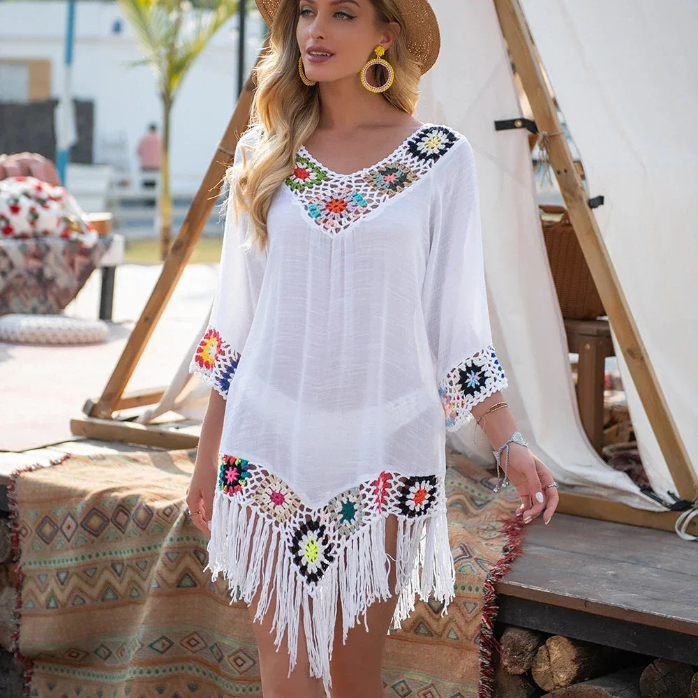 Sukienka plażowa w stylu boho