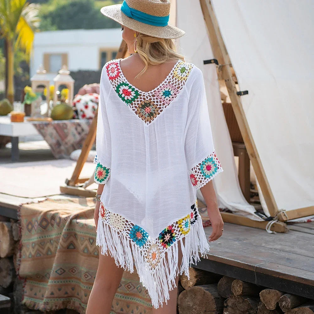 Sukienka plażowa w stylu boho